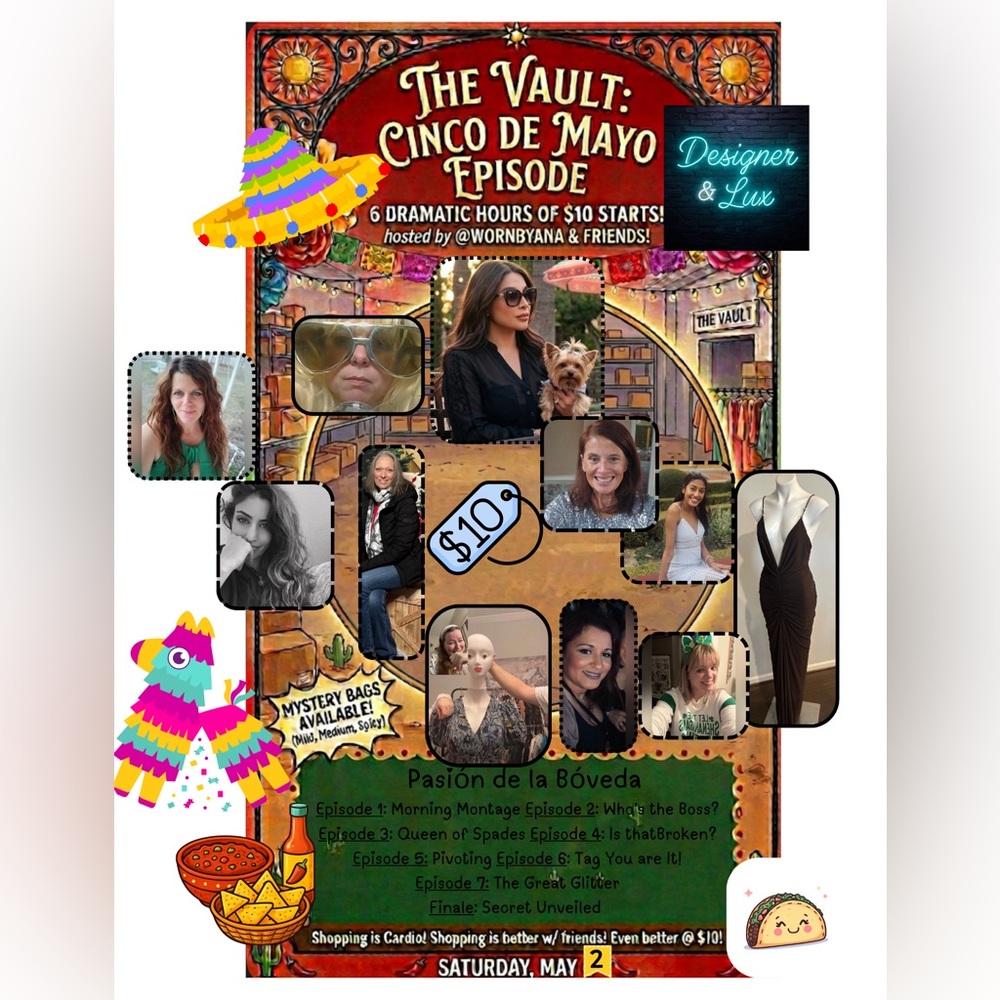 VAULT! $10 starts @WORNBYANA Curated quality. Themed Drops Experienced Sellers - Picture 3 of 7